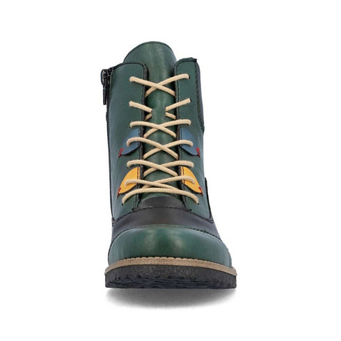 Rieker Women's ankle boots in Green 73510-90